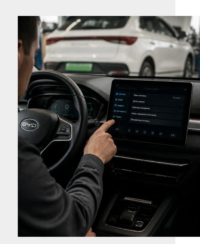 Русификация BYD E2 в Новоалтайске от 15234 р. | ФастМобиль-Нвл под ключ